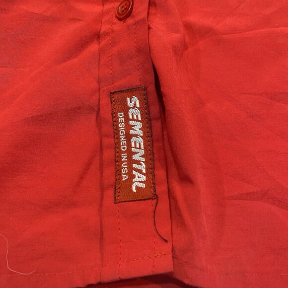 Rancho Semental Estilo Reparo Shirt Red rojo Manga Larga long sleeve Large - Picture 5 of 13